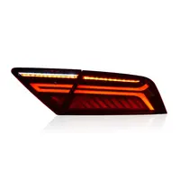Nieuwe Auto Deel Led Kentekenverlichting 12V Rood Zwarte Auto Staart Lamp Licht Voor Audi A7