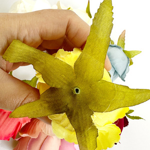 ดอกกุหลาบประดิษฐ์ 7 ซม. ดอกไม้ผ้าไหมจำลองคุณภาพสูง สำหรับตกแต่งงานแต่งงาน อุปกรณ์ประกอบฉากถ่ายภาพ ของตกแต่งบ้าน - Product Image 2