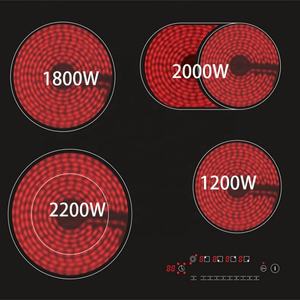 Fabricante Mayorista, Proveedor Chino OEM/ODM, Placa de Inducción Eléctrica Integrada de 24 Pulgadas con 4 Quemadores - Product Image 3