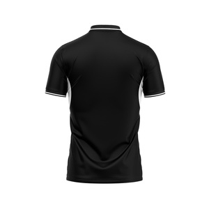 Polo simple et élégant à col boutonné, maillot de football adapté aux entraînements et aux matchs, chemise de sport, t-shirt décontracté quotidien d'été - Product Image 2