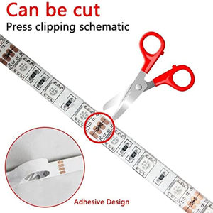 Bande lumineuse intelligente Bande RVB Diode Enveloppée Pixel Néon Atmosphère Lampes 5M Bande Flexible Lampe <span class=keywords><strong>TV</strong></span> Éclairage de fond - Product Image 4