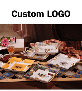 Ceniceros de cerámica con Logo personalizado para cigarrillos, bolsa portátil bonita para fumar, <span class=keywords><strong>Cenicero</strong></span> de cerámica - Product Image 2