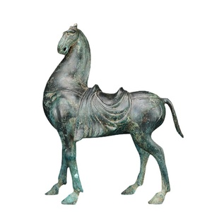Jingciren Boutique Bronze Antique Xiangde en Cuivre, Cheval de la Prospérité, Objets Artisanaux pour la Maison, Ornements de Collection, Cadeau - Product Image 5