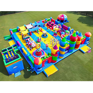 Funland <span class=keywords><strong>gonflable</strong></span> personnalisable <span class=keywords><strong>professionnel</strong></span> Combo Jumping Park terrain de jeu plein d'entrain <span class=keywords><strong>château</strong></span> amusant pour jouer - Product Image 3