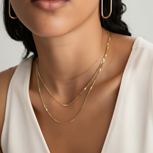 Collar de Cadena Serpentina de Oro de 14K con Diseño de Serpiente Blanca, Estilo Religioso Clásico con Perlas y Diamantes, Regalo Perfecto - Product Image 1