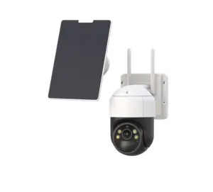 S33 5W שמש פנל 4.0mp שמש PTZ WiFi CCTV 4G Sim רשת המקורה חיצוני אבטחת בית