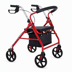 Andador Eléctrico Plegable Portátil con Capacidad de 100 kg, Ligero, 4 en 1, Silla de Ruedas con Asiento, Certificado CE para Rehabilitación - Product Image 1
