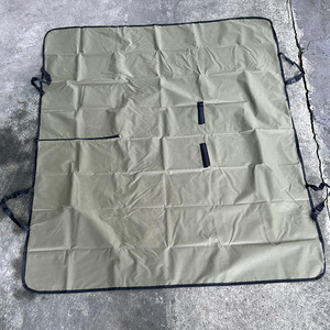 100% Không Thấm Nước Màu Đen Phổ Động Vật Nhỏ Polyester Độn Võng Phía Sau Có Thể Giặt Trở Lại Chỗ Ngồi Mat Pet Dog Xe Chỗ Ngồi Bìa Cho Xe - Product Image 3