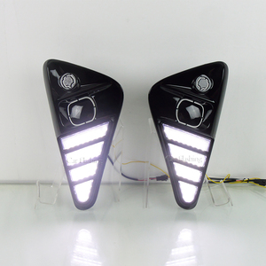 Luces LED DRL para Automóvil, Luces de Circulación Diurna para <span class=keywords><strong>Toyota</strong></span> <span class=keywords><strong>Yaris</strong></span> <span class=keywords><strong>Cross</strong></span> 2023 2024, Luces Diurnas con Intermitentes Dinámicos Amarillos, Lámparas de Conducción - Product Image 4