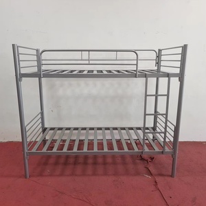 Lits métalliques robustes à deux niveaux pour ouvriers, étudiants et écoles - Product Image 1