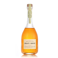 Op maat gemaakte glazen fruitwijnfles van 100ml en 500ml met kurkverzegeling, OEM-logo, lege fles voor pruimenwijnbereiding