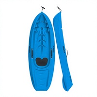Plateforme de kayak pour enfants avec pagaie, gilet de sauvetage, polyéthylène haute densité léger, stable, capacité de 52 kg pour les sports nautiques