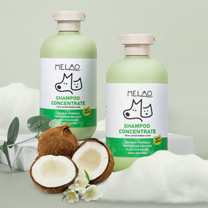 Champú Orgánico Ecológico y Seguro para Mascotas con Avena, Alivio para <span class=keywords><strong>la</strong></span> Piel con Picazón, Hidratante para Perros y Gatos, Gel de Ducha, Cuidado Profesional para Mascotas - Product Image 1