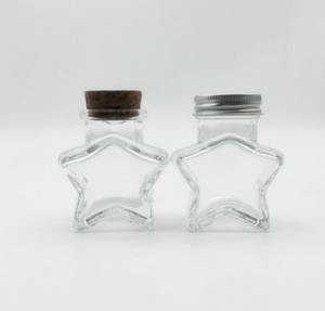 Venta al por mayor 50ml 100mL mini tarro <span class=keywords><strong>de</strong></span> vidrio en forma <span class=keywords><strong>de</strong></span> corazón con <span class=keywords><strong>corcho</strong></span> <span class=keywords><strong>para</strong></span> mermelada <span class=keywords><strong>de</strong></span> miel dulce deseo contenedor <span class=keywords><strong>de</strong></span> vidrio regalo - Product Image 3