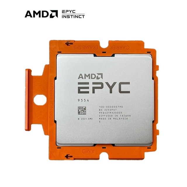 For for 9554 360W Data Center Processor 256MB L3 Cache 3.1GHz Supports DDR5-4800 & PCIe 5.0 Server Chip