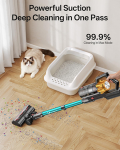 <span class=keywords><strong>Meilleur</strong></span> <span class=keywords><strong>aspirateur</strong></span> vertical sans fil multifonctionnel 500W sans balais, sur pied, portatif, <span class=keywords><strong>pour</strong></span> voiture et hôtel, avec filtre HEPA - Product Image 2