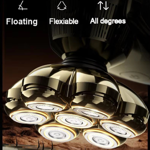 CITICITY Men's 7 Blade IPX7 Waterproof Electric <b>Shaver</b> 5 in 1 Set with USB Charging & LED Display Screen Magnetic Rotary <b>Shaver</b> - Product Image 5