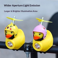 Lumière de vélo en forme de canard pour la conduite nocturne - Lumière résistante au vent, klaxon puissant et sonnette super forte pour VTT d'enfants
