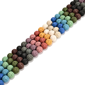 Vente en gros <span class=keywords><strong>de</strong></span> <span class=keywords><strong>perles</strong></span> <span class=keywords><strong>de</strong></span> pierre <span class=keywords><strong>de</strong></span> <span class=keywords><strong>lave</strong></span> volcanique colorées, brins <span class=keywords><strong>de</strong></span> <span class=keywords><strong>perles</strong></span> rondes <span class=keywords><strong>de</strong></span> 6 mm, 8 mm, 10 mm, 12 mm pour la fabrication <span class=keywords><strong>de</strong></span> bijoux - Product Image 4