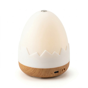 Smart <b>Night</b> <b>Light</b> 12cm Egg Shape Rechargeable <b>Sensor</b> Led For Bedroom Living Room - Product Image 2