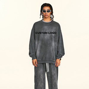 Sweat-shirt à col rond personnalisé de haute qualité, 100% coton, mode printemps, style streetwear, coupe classique, unisexe, pull décontracté - Product Image 2