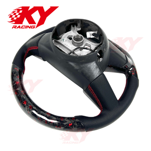 Volant personnalisé en fibre de carbone forgée avec LED et indicateur de régime pour Chrysler 300 300C SRT SRT8 Dodge Challenger RT Charger SXT - Product Image 4