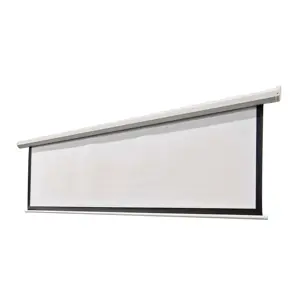 Motorized Tab-tension Projection Cinema Recessed Aluminium Alloy 120 Home Electric High Definition Tab Tension Screen