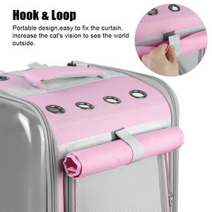 Pet <span class=keywords><strong>Cat</strong></span> Carrier Rugzak Draagbare Voor Kleine Honden Katten Ruimte Capsule Kooi Ademend Kat Reizen Outdoor Schoudertas Dierbenodigdheden - Product Image 4