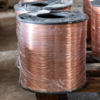 Cable de Aluminio Revestido de Cobre (CCA 10%-20%) 16/18 AWG, Recocido y Estirado, con una Resistencia Final de 205MPa, para Cables de Energía