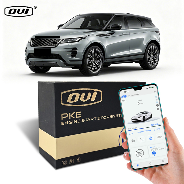 OVI Remote Start Car Alarm Remote Ignition Keyless Start System GPS/GSM Car Control with Phone for LAND ROVER Range Rover Sport