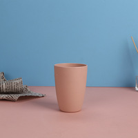 Gobelet en paille de blé écologique de 12oz tasse réutilisable incassable lavable au lave-vaisselle pour un usage quotidien