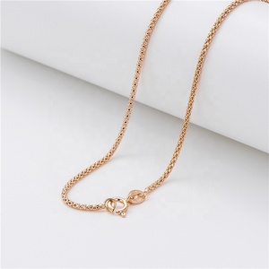 Nouveau design bijoux plaqué or rose serpent boîte à maillons chaîne <span class=keywords><strong>croix</strong></span> chaîne collier 925 chaînes en <span class=keywords><strong>argent</strong></span> sterling pour femmes ou hommes - Product Image 3