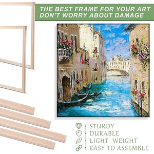 16x20 inch gỗ thông khung hiển thị sơn dầu <span class=keywords><strong>x</strong></span>ây dựng dễ dàng tự làm nghệ thuật acces Sory Nguồn cung cấp hình ảnh bằng gỗ khung - Product Image 4