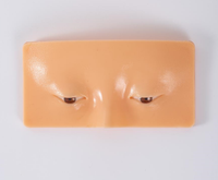 Moule de mannequin facial en silicone 5D pour la pratique du tatouage, de la maquillage permanent, de la pratique du maquillage des sourcils, du maquillage des yeux, du masque facial, du tableau de pratique