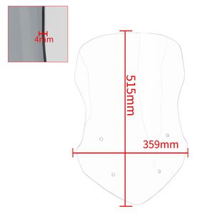 RACEPRO pare-brise de moto pour <span class=keywords><strong>Honda</strong></span> NC750X <span class=keywords><strong>NC</strong></span> 750X2021 pièces de protection d'écran de moto - Product Image 5