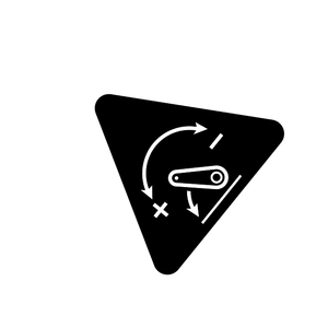 Étiquette de tracteur industriel R140493, pièce de rechange durable en acier inoxydable, composant adhésif pour machines agricoles Tradella - Product Image 5