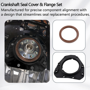 ชุดซีลน้ำมันแกนหมุนด้านหลังสำหรับ VW CC Passat Audi A4 A5 A6 TT 12279-43G05ฟลูออโรใหม่ - Product Image 3