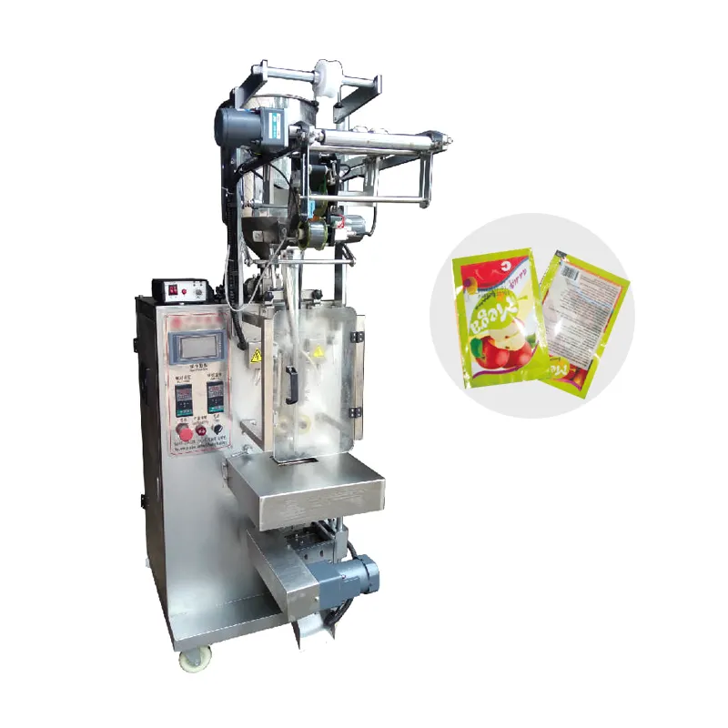 2024 Automatische Wasser flüssigkeit Sachet Jelly Bar Verpackungs maschine Ice Cream Stick Paste Satchel Packing Machine