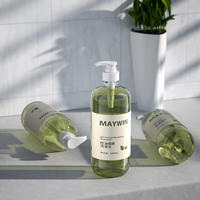 Botol Silinder Lotion Perawatan Kulit 1000ml Kustom, Set Botol Pompa Serum Toner Minyak Wajah Kosmetik Mewah