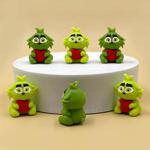 Nuevo producto 3D <span class=keywords><strong>Grinch</strong></span> Focal Beads <span class=keywords><strong>Personajes</strong></span> <span class=keywords><strong>de</strong></span> silicona Custom 3D Silicone Focal Beads para la fabricación <span class=keywords><strong>de</strong></span> bolígrafos - Product Image 2