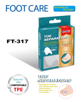 Correcteur d'hallux valgus en silicone, écarteur d'orteils pour doigt arrière en marteau et hallux valgus FT-316