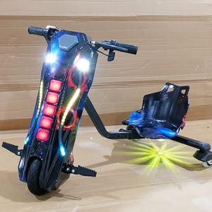 Scooter Triciclo de deriva de dos plazas para padres e hijos <span class=keywords><strong>Coche</strong></span> inteligente eléctrico de tres ruedas con Bluetooth para la diversión de los niños - Product Image 2