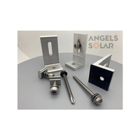 Accessoires solaires Angels, système de montage solaire, toit métallique, pieds en L, kit de pieds en L solaires, structure de toit