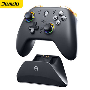 Jemdo cho NS PS Xbox không dây BT Trò chơi điều khiển PC Phiên bản máy tính Pro Hall Rocker với tính năng rung động hơi nước - Product Image 1
