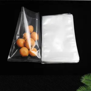 Wholesale transparent nylon composite vacuum sealed bag smooth plastic vacuum food packaging bags