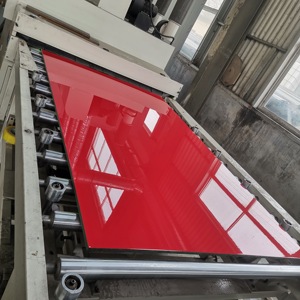 Cao bóng UV ván <span class=keywords><strong>MDF</strong></span> 1220*2440 Kích thước Đen melamine nhiều lớp cho nhà bếp sử dụng - Product Image 2