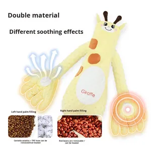 Almohada de Dormir para Bebés con Diseño de Jirafa, con Forro de Felpa y Fibra de Poliéster, para Calmar y Evitar Sobresaltos - Product Image 2