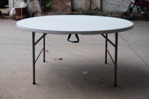 <span class=keywords><strong>Mesa</strong></span> <span class=keywords><strong>Redonda</strong></span> Plegable para Exteriores de 6 pies, 5 pies, 4 pies - <span class=keywords><strong>Mesa</strong></span> de Plástico Blanca Semicircular para Eventos, Bodas, <span class=keywords><strong>Catering</strong></span>, Comedor en el Patio - Product Image 5