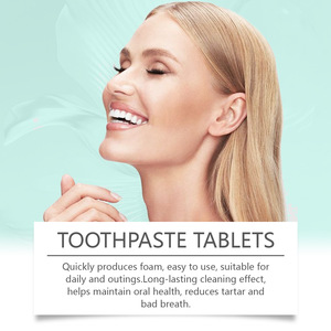 Comprimés à dents Correcteur de nettoyage buccal Rince-bouche Comprimés de dentifrice solides pour voyage - Product Image 6