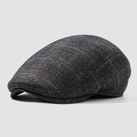 Gorra Boina Clásica Vintage de Algodón para Hombre Mayor, Deportes al Aire Libre y Ciclismo
